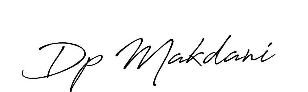 Antro_Vectra_Bolder is a professional signature style that is perfect for those who want to add a touch of class to their signature. It is also a great choice for those who want to make their signature more unique. Get Dp Makdani name to fancy signature for free. Dp Makdani signature style 7 images and pictures png