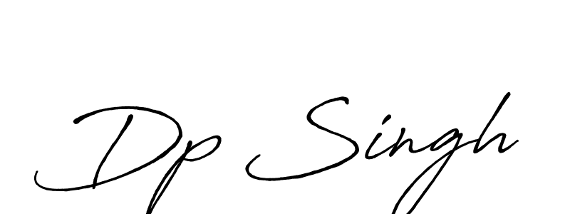 Antro_Vectra_Bolder is a professional signature style that is perfect for those who want to add a touch of class to their signature. It is also a great choice for those who want to make their signature more unique. Get Dp Singh name to fancy signature for free. Dp Singh signature style 7 images and pictures png