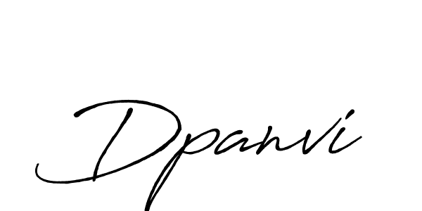 Also we have Dpanvi name is the best signature style. Create professional handwritten signature collection using Antro_Vectra_Bolder autograph style. Dpanvi signature style 7 images and pictures png