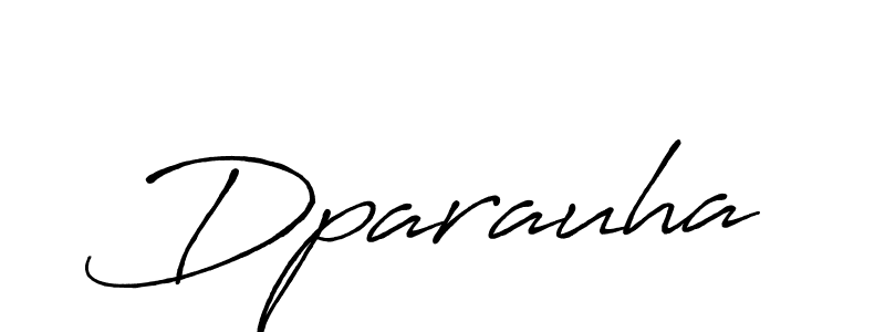 Dparauha stylish signature style. Best Handwritten Sign (Antro_Vectra_Bolder) for my name. Handwritten Signature Collection Ideas for my name Dparauha. Dparauha signature style 7 images and pictures png