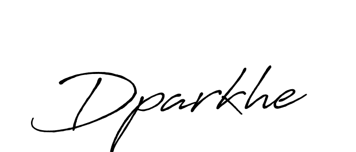 Use a signature maker to create a handwritten signature online. With this signature software, you can design (Antro_Vectra_Bolder) your own signature for name Dparkhe. Dparkhe signature style 7 images and pictures png