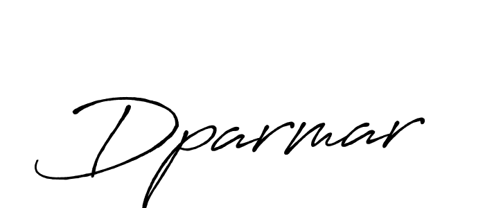 Design your own signature with our free online signature maker. With this signature software, you can create a handwritten (Antro_Vectra_Bolder) signature for name Dparmar. Dparmar signature style 7 images and pictures png