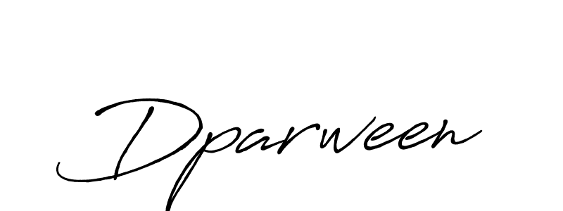 Dparween stylish signature style. Best Handwritten Sign (Antro_Vectra_Bolder) for my name. Handwritten Signature Collection Ideas for my name Dparween. Dparween signature style 7 images and pictures png
