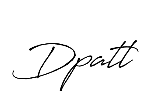 Use a signature maker to create a handwritten signature online. With this signature software, you can design (Antro_Vectra_Bolder) your own signature for name Dpatl. Dpatl signature style 7 images and pictures png