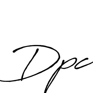 Use a signature maker to create a handwritten signature online. With this signature software, you can design (Antro_Vectra_Bolder) your own signature for name Dpc. Dpc signature style 7 images and pictures png