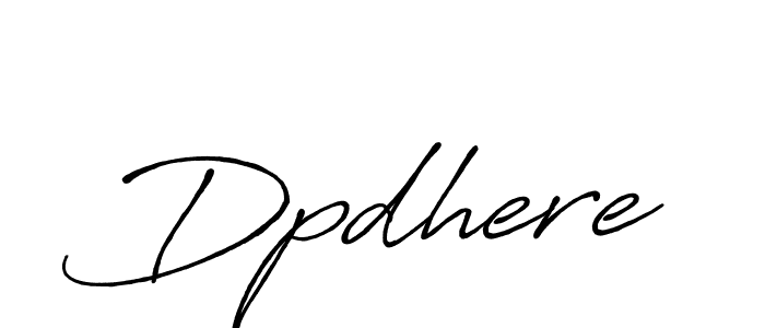 You should practise on your own different ways (Antro_Vectra_Bolder) to write your name (Dpdhere) in signature. don't let someone else do it for you. Dpdhere signature style 7 images and pictures png