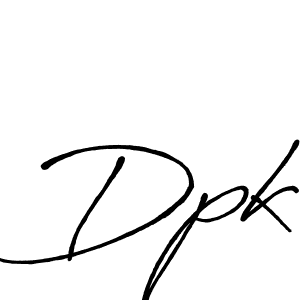 You should practise on your own different ways (Antro_Vectra_Bolder) to write your name (Dpk) in signature. don't let someone else do it for you. Dpk signature style 7 images and pictures png