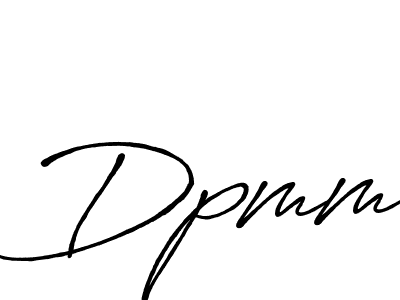 Also we have Dpmm name is the best signature style. Create professional handwritten signature collection using Antro_Vectra_Bolder autograph style. Dpmm signature style 7 images and pictures png