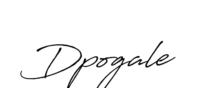 if you are searching for the best signature style for your name Dpogale. so please give up your signature search. here we have designed multiple signature styles  using Antro_Vectra_Bolder. Dpogale signature style 7 images and pictures png