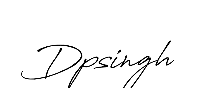 It looks lik you need a new signature style for name Dpsingh. Design unique handwritten (Antro_Vectra_Bolder) signature with our free signature maker in just a few clicks. Dpsingh signature style 7 images and pictures png