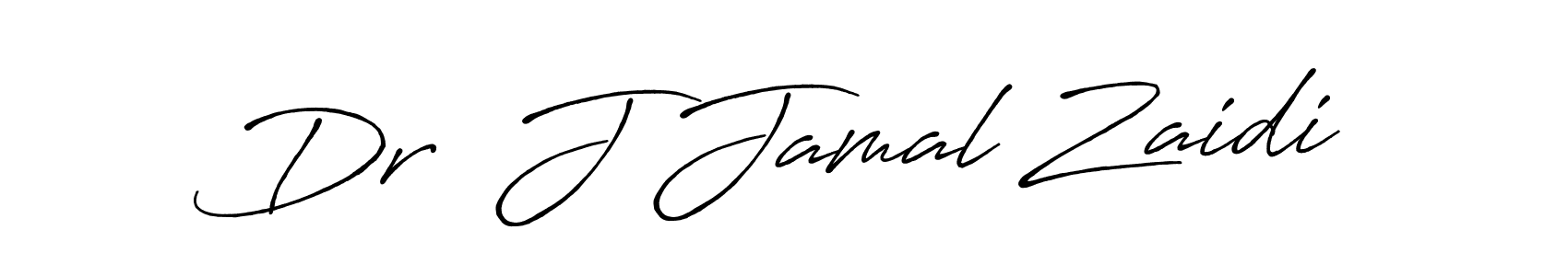 Design your own signature with our free online signature maker. With this signature software, you can create a handwritten (Antro_Vectra_Bolder) signature for name Dr  J Jamal Zaidi. Dr  J Jamal Zaidi signature style 7 images and pictures png