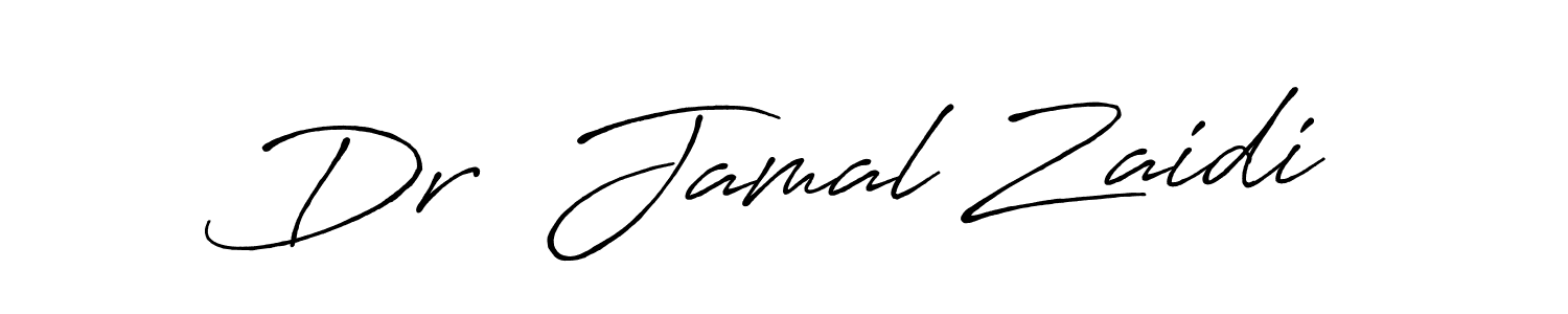 Also You can easily find your signature by using the search form. We will create Dr  Jamal Zaidi name handwritten signature images for you free of cost using Antro_Vectra_Bolder sign style. Dr  Jamal Zaidi signature style 7 images and pictures png