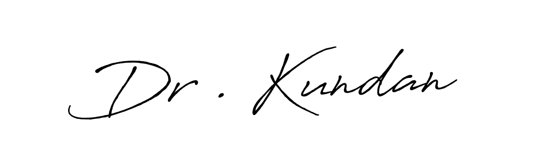 Dr . Kundan stylish signature style. Best Handwritten Sign (Antro_Vectra_Bolder) for my name. Handwritten Signature Collection Ideas for my name Dr . Kundan. Dr . Kundan signature style 7 images and pictures png