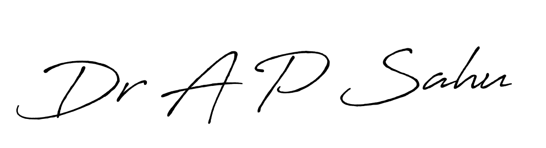 You should practise on your own different ways (Antro_Vectra_Bolder) to write your name (Dr A P Sahu) in signature. don't let someone else do it for you. Dr A P Sahu signature style 7 images and pictures png