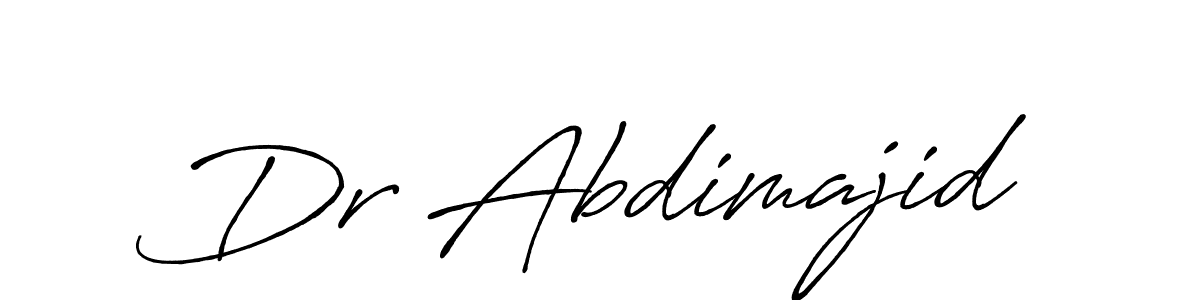 The best way (Antro_Vectra_Bolder) to make a short signature is to pick only two or three words in your name. The name Dr Abdimajid include a total of six letters. For converting this name. Dr Abdimajid signature style 7 images and pictures png