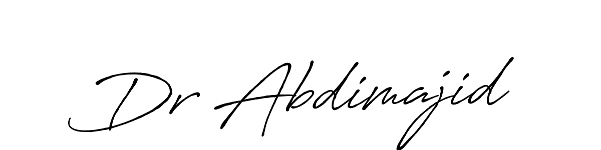 Similarly Antro_Vectra_Bolder is the best handwritten signature design. Signature creator online .You can use it as an online autograph creator for name Dr Abdimajid. Dr Abdimajid signature style 7 images and pictures png