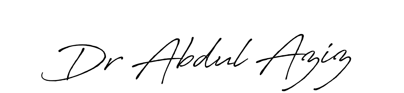 Also You can easily find your signature by using the search form. We will create Dr Abdul Aziz name handwritten signature images for you free of cost using Antro_Vectra_Bolder sign style. Dr Abdul Aziz signature style 7 images and pictures png