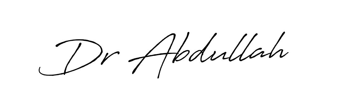 How to make Dr Abdullah signature? Antro_Vectra_Bolder is a professional autograph style. Create handwritten signature for Dr Abdullah name. Dr Abdullah signature style 7 images and pictures png