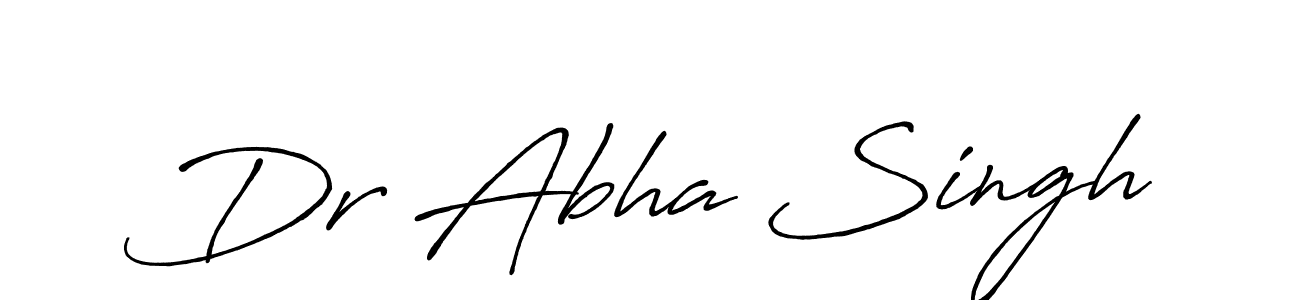 How to make Dr Abha Singh signature? Antro_Vectra_Bolder is a professional autograph style. Create handwritten signature for Dr Abha Singh name. Dr Abha Singh signature style 7 images and pictures png