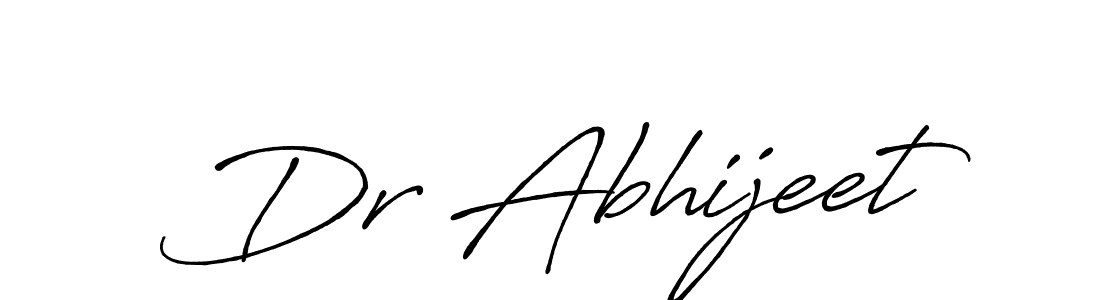 Make a beautiful signature design for name Dr Abhijeet. Use this online signature maker to create a handwritten signature for free. Dr Abhijeet signature style 7 images and pictures png