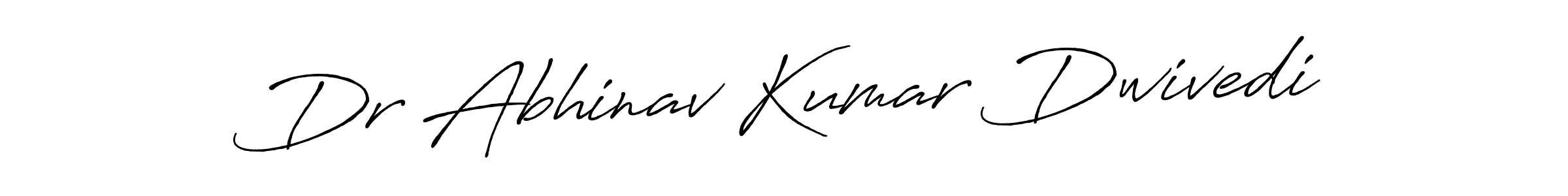 How to make Dr Abhinav Kumar Dwivedi name signature. Use Antro_Vectra_Bolder style for creating short signs online. This is the latest handwritten sign. Dr Abhinav Kumar Dwivedi signature style 7 images and pictures png