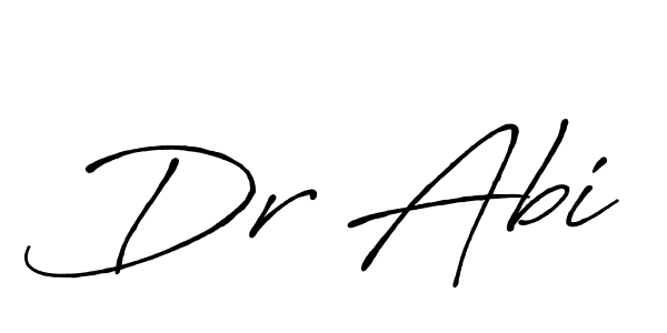 Make a beautiful signature design for name Dr Abi. Use this online signature maker to create a handwritten signature for free. Dr Abi signature style 7 images and pictures png