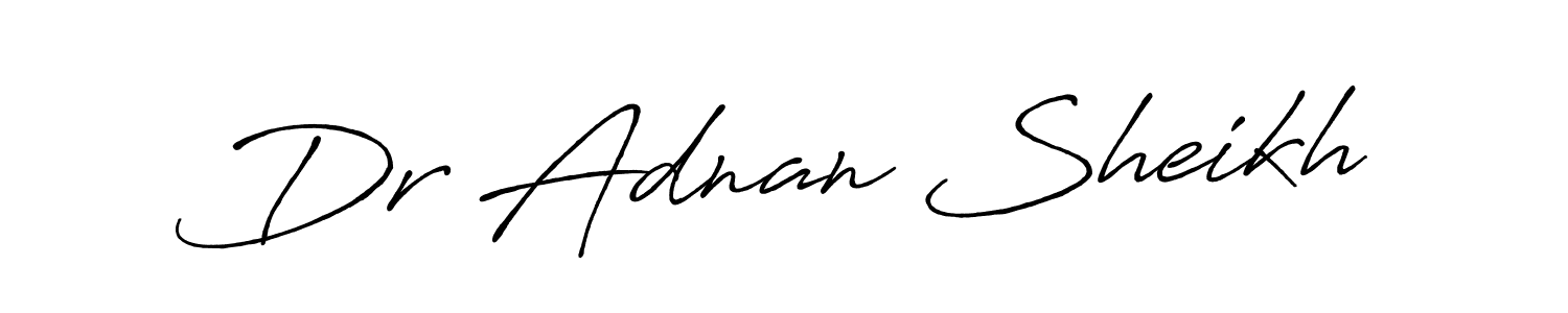 How to make Dr Adnan Sheikh signature? Antro_Vectra_Bolder is a professional autograph style. Create handwritten signature for Dr Adnan Sheikh name. Dr Adnan Sheikh signature style 7 images and pictures png