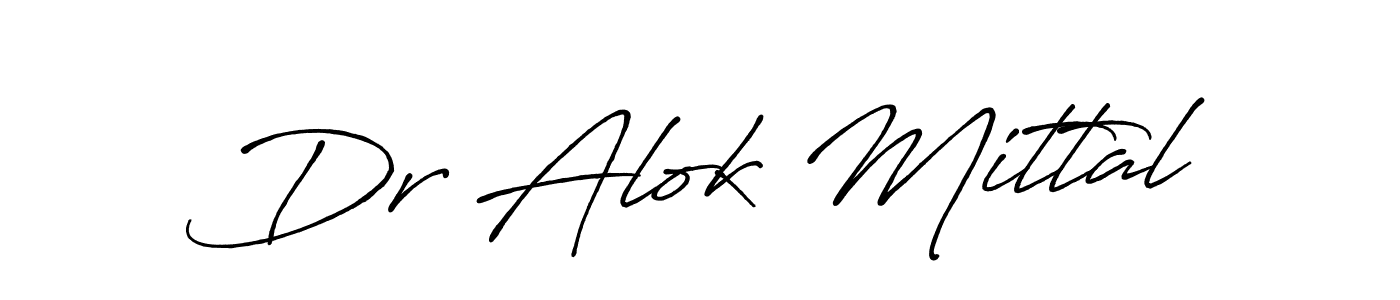 How to Draw Dr Alok Mittal signature style? Antro_Vectra_Bolder is a latest design signature styles for name Dr Alok Mittal. Dr Alok Mittal signature style 7 images and pictures png