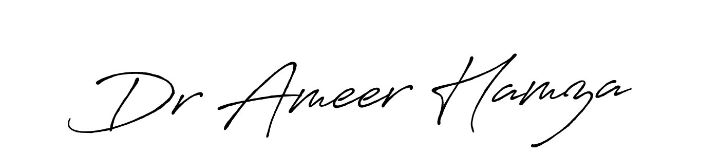 Similarly Antro_Vectra_Bolder is the best handwritten signature design. Signature creator online .You can use it as an online autograph creator for name Dr Ameer Hamza. Dr Ameer Hamza signature style 7 images and pictures png