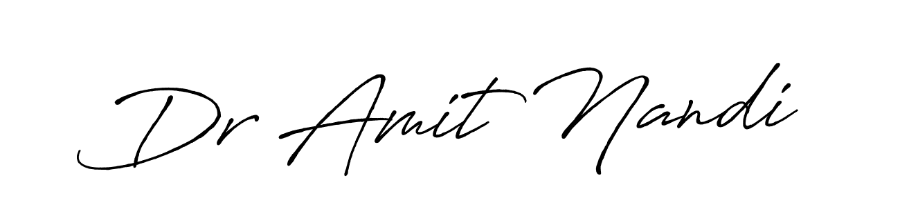 How to make Dr Amit Nandi signature? Antro_Vectra_Bolder is a professional autograph style. Create handwritten signature for Dr Amit Nandi name. Dr Amit Nandi signature style 7 images and pictures png