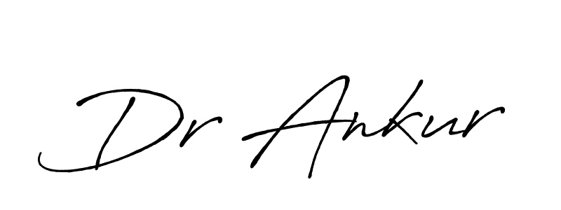 You should practise on your own different ways (Antro_Vectra_Bolder) to write your name (Dr Ankur) in signature. don't let someone else do it for you. Dr Ankur signature style 7 images and pictures png