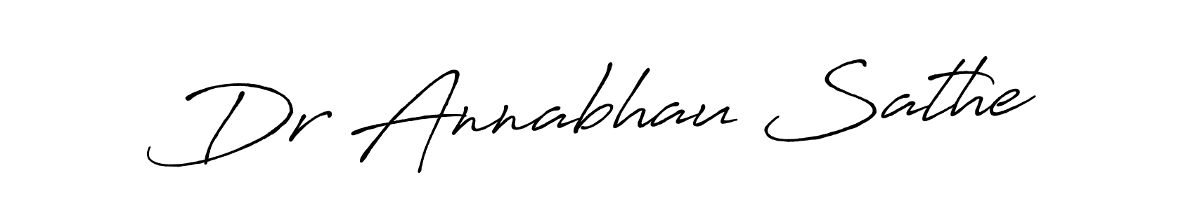 It looks lik you need a new signature style for name Dr Annabhau Sathe. Design unique handwritten (Antro_Vectra_Bolder) signature with our free signature maker in just a few clicks. Dr Annabhau Sathe signature style 7 images and pictures png