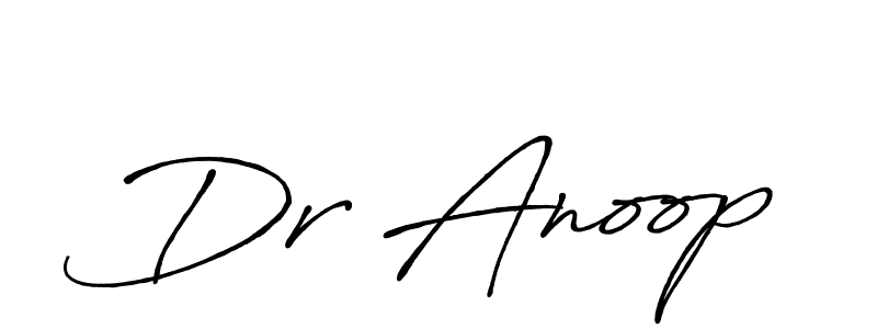 Make a beautiful signature design for name Dr Anoop. Use this online signature maker to create a handwritten signature for free. Dr Anoop signature style 7 images and pictures png