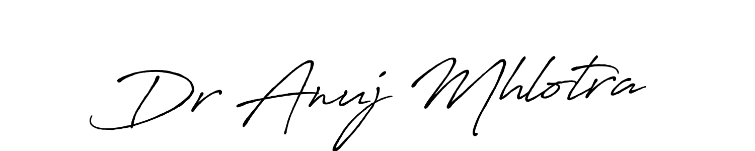 Also You can easily find your signature by using the search form. We will create Dr Anuj Mhlotra name handwritten signature images for you free of cost using Antro_Vectra_Bolder sign style. Dr Anuj Mhlotra signature style 7 images and pictures png