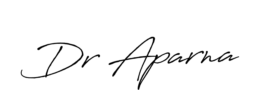 Also we have Dr Aparna name is the best signature style. Create professional handwritten signature collection using Antro_Vectra_Bolder autograph style. Dr Aparna signature style 7 images and pictures png