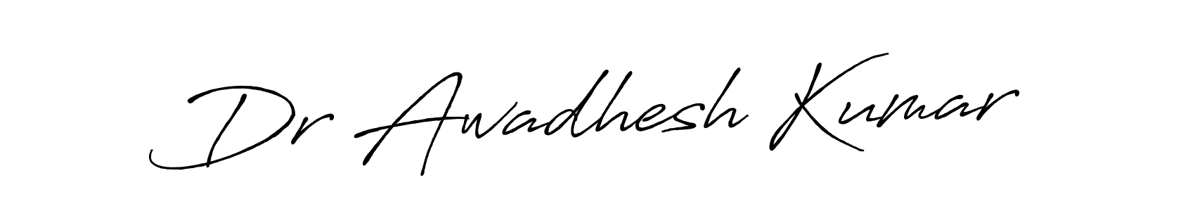 Dr Awadhesh Kumar stylish signature style. Best Handwritten Sign (Antro_Vectra_Bolder) for my name. Handwritten Signature Collection Ideas for my name Dr Awadhesh Kumar. Dr Awadhesh Kumar signature style 7 images and pictures png