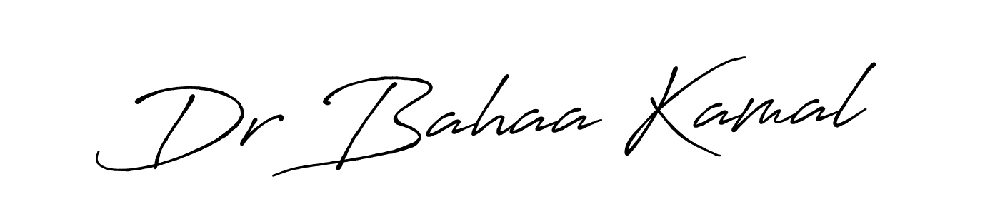 Design your own signature with our free online signature maker. With this signature software, you can create a handwritten (Antro_Vectra_Bolder) signature for name Dr Bahaa Kamal. Dr Bahaa Kamal signature style 7 images and pictures png