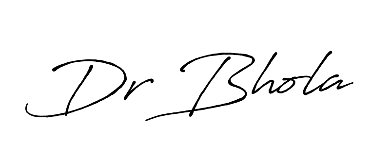 How to make Dr Bhola signature? Antro_Vectra_Bolder is a professional autograph style. Create handwritten signature for Dr Bhola name. Dr Bhola signature style 7 images and pictures png