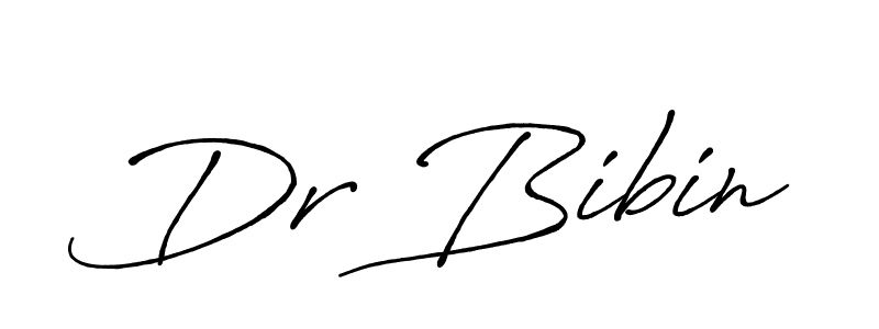 How to make Dr Bibin signature? Antro_Vectra_Bolder is a professional autograph style. Create handwritten signature for Dr Bibin name. Dr Bibin signature style 7 images and pictures png