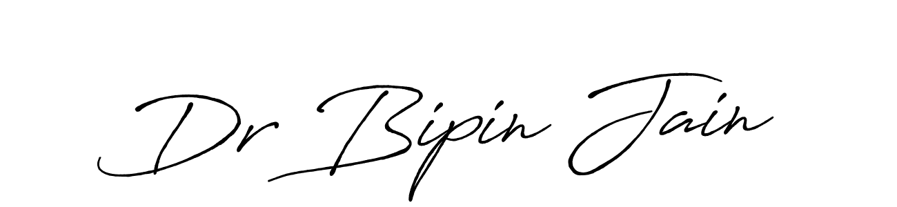 Use a signature maker to create a handwritten signature online. With this signature software, you can design (Antro_Vectra_Bolder) your own signature for name Dr Bipin Jain. Dr Bipin Jain signature style 7 images and pictures png