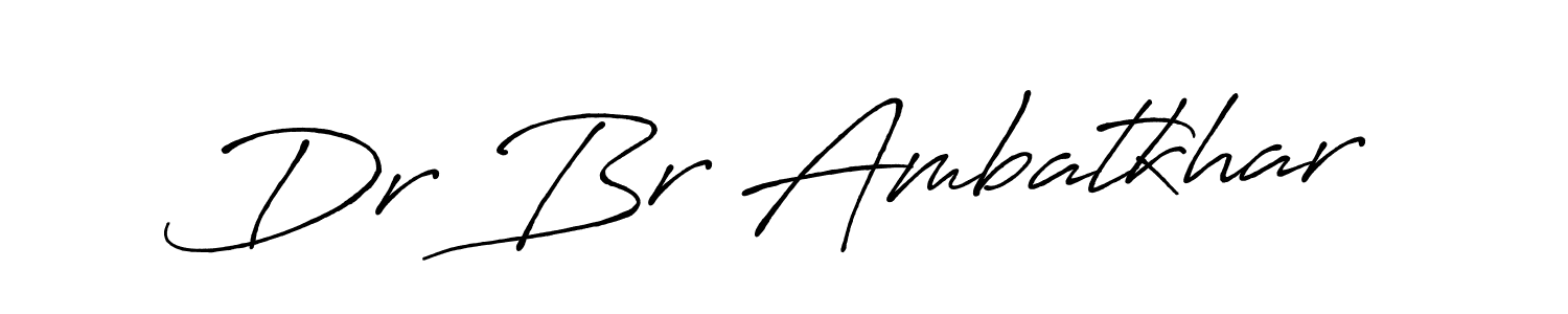 The best way (Antro_Vectra_Bolder) to make a short signature is to pick only two or three words in your name. The name Dr Br Ambatkhar include a total of six letters. For converting this name. Dr Br Ambatkhar signature style 7 images and pictures png