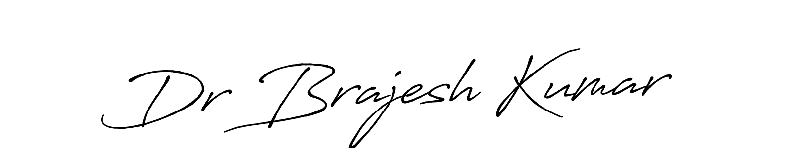 Create a beautiful signature design for name Dr Brajesh Kumar. With this signature (Antro_Vectra_Bolder) fonts, you can make a handwritten signature for free. Dr Brajesh Kumar signature style 7 images and pictures png