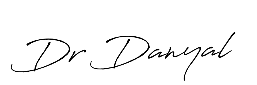 Make a beautiful signature design for name Dr Danyal. With this signature (Antro_Vectra_Bolder) style, you can create a handwritten signature for free. Dr Danyal signature style 7 images and pictures png