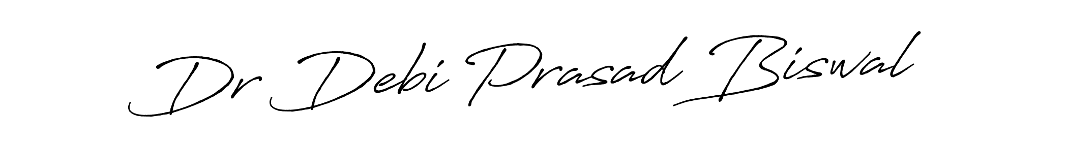 Antro_Vectra_Bolder is a professional signature style that is perfect for those who want to add a touch of class to their signature. It is also a great choice for those who want to make their signature more unique. Get Dr Debi Prasad Biswal name to fancy signature for free. Dr Debi Prasad Biswal signature style 7 images and pictures png