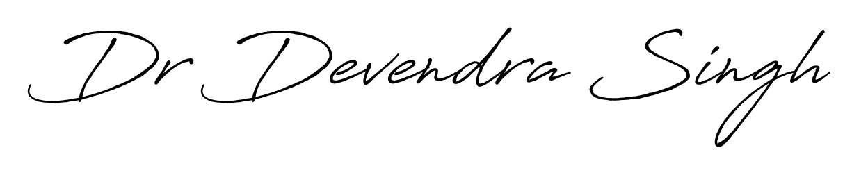A classic penmanship look for Dr Devendra Singh. The Antro_Vectra_Bolder font brings timeless elegance and confidence to every signed document. Dr Devendra Singh signature style 7 images and pictures png