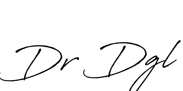 How to make Dr Dgl name signature. Use Antro_Vectra_Bolder style for creating short signs online. This is the latest handwritten sign. Dr Dgl signature style 7 images and pictures png