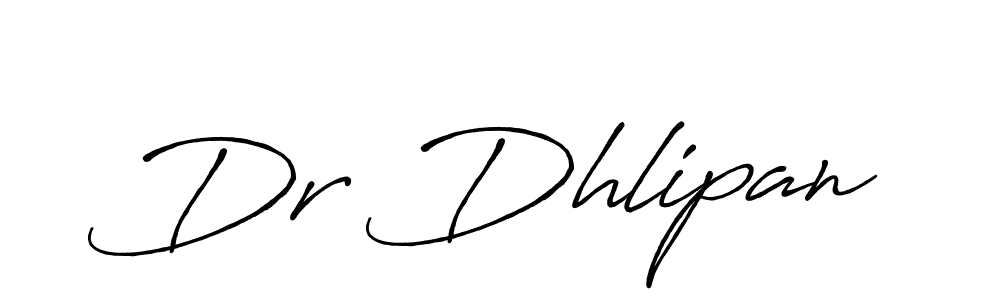 Design your own signature with our free online signature maker. With this signature software, you can create a handwritten (Antro_Vectra_Bolder) signature for name Dr Dhlipan. Dr Dhlipan signature style 7 images and pictures png