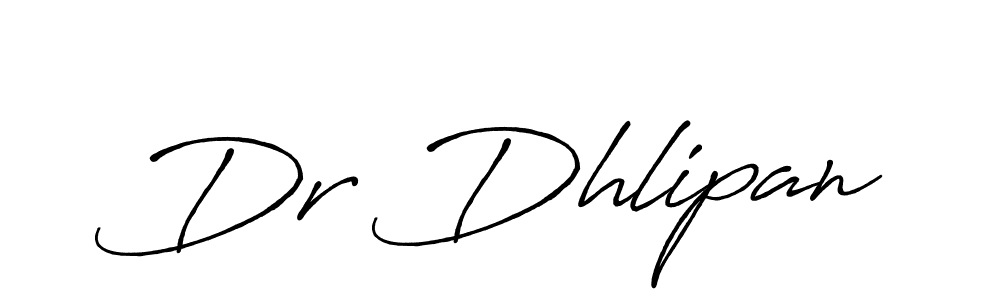 Make a beautiful signature design for name Dr Dhlipan. With this signature (Antro_Vectra_Bolder) style, you can create a handwritten signature for free. Dr Dhlipan signature style 7 images and pictures png