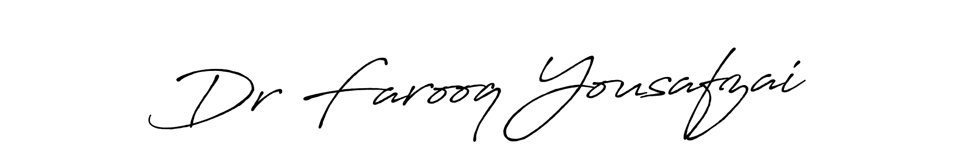 How to make Dr Farooq Yousafzai signature? Antro_Vectra_Bolder is a professional autograph style. Create handwritten signature for Dr Farooq Yousafzai name. Dr Farooq Yousafzai signature style 7 images and pictures png