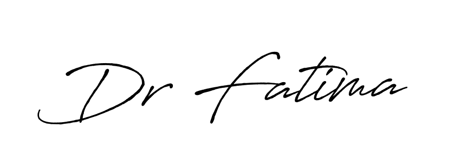 Make a beautiful signature design for name Dr Fatima. Use this online signature maker to create a handwritten signature for free. Dr Fatima signature style 7 images and pictures png